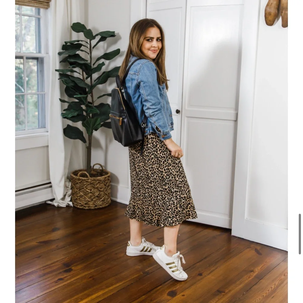 J. Crew Factory Ruffleneck Leopard Dress - Picture 13 of 14